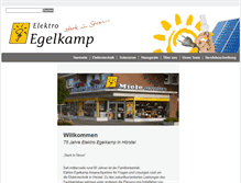 Tablet Screenshot of elektro-webseite.de